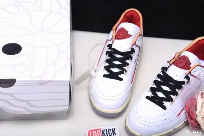 HYPE Off-White Jordan 2 Red SP Low White Retro DJ4375-106 0526